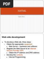 XHTML Basics