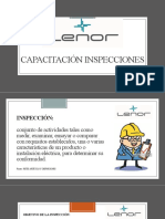 Capacitación Inspecciones