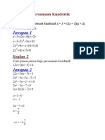 100 Soalan Algebra & Jawapan PDF | PDF