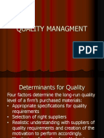 Quality Managment