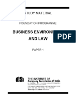 Business Environment and Law
