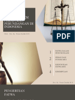 KEDUDUKAN FATWA MUI DALAM SISTEM PERATURAN PERUNDANGAN DI INDONESIA (1)