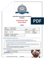 Criteria A Health Assessment Task - With Cover Sheet - Anousha