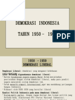 Demokrasi Indonesia Tahun 1950-1998