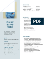 Khanif Irsyad Fahmi: Educations