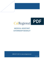 Medical Assistant Externship Booklet