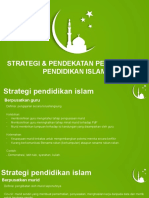 STRATEGI DAN PENDEKATAN PENDIDIKAN ISLAM