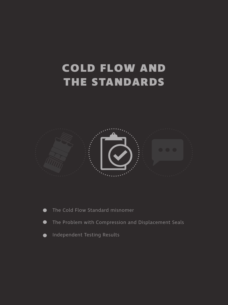 Cold Flow Standards and Seal Issues | PDF