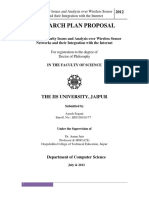 Research Plan Proposal: The Iis University, Jaipur