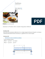 Double Integration Method - Strength of Materials Review