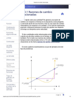 Razones de cambio relacionadas