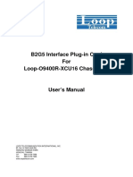 B2G5 Interface Plug-In Card For Loop-O9400R-XCU16 Chassis AA