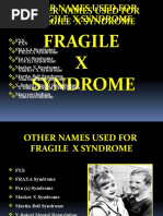 Other Names Used For Fragile X Syndrome Other Names Used For Fragile X Syndrome