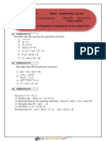 Série d'exercices N°5 Lycée pilote - Math - Equations et inéquations de 1ere dégrée - 1ère AS (2016-2017) Mr Mabrouki Salah.pdf
