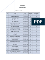 Absen Pagi (Senin, 28 September 2020)