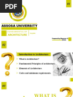 Architecture: Assosa University