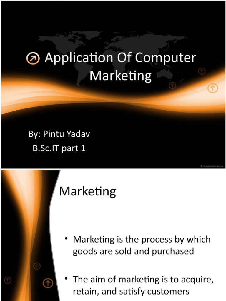 Computer Applications in Marketing | PDF