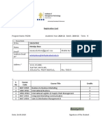 Registration Card