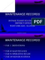 Maintenance Records