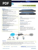 Terratel SIP E1 Media Gateway en PDF