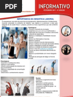 8º EDIÇÃO - IMPORTANCIA DA GINASTICA LABORAL