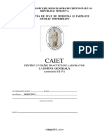 Caiet Pentru Lucrări Practice Pentru Facultatea Medicina 1 - 2019 PDF