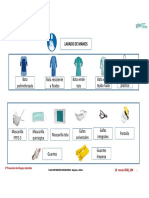 Infografía EPI por escenarios- Hospital Clínico Unviersitario Lozano Blesa