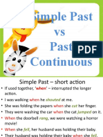 Simple Past Vs Past Continuous