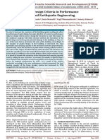 New Design Criteria in Performance Based Earthquake Engineering