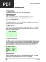 ANPL - EN002 Access Levels and Passwords