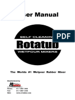 User Manual: The Worlds #1 Wetpour Rubber Mixer