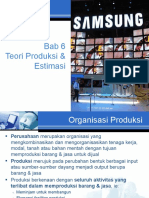 BAB 6 Teori Produksi & Estimasi