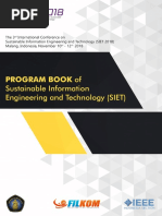 SIET 2018 - Program Book