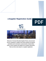 TR Esupplier REGISTRATION GUIDE v1.2