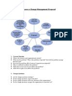 Evaluating a Change Management Proposal