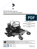 Owner/Operator Manual Manuel Du Propriétaire/Utilisateur: Models
