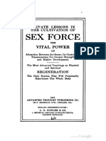 1913 Anonymous Private Lessons in The Cultivation of Sex Force PDF