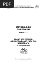 Metodologia de Pesquisa V v2007