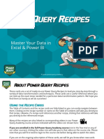 Power Query Recipes May 2019