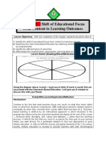 Chapter 1 - Shift of Educational Focus From Content To Learning Outcomes