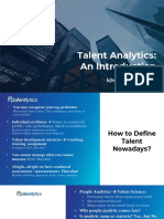 Talent Analytics: An Introduction: Iqbal Maesa Febriawan Talent Scientist