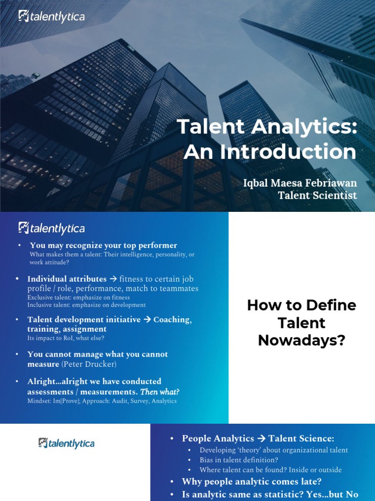 Talent Analytics for HR Professionals | PDF