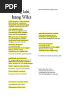 Script NG Maikling Dula (Iba't Ibang Antas NG Wika) | PDF