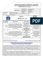 Andhra Pradesh Public Service Commission: Vijayawada Hall Ticket For Departmental Tests - May, 2020 Session Notification No: 03/2020