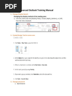 Advanced Outlook Manual