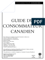 Guide Du Consommateur Canadien