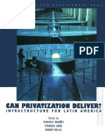 Can Privatization Deliver Infrastructure For Latin-America PDF