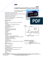 VP51 Programmable Proportional Pressure Control Valve: Technical Data