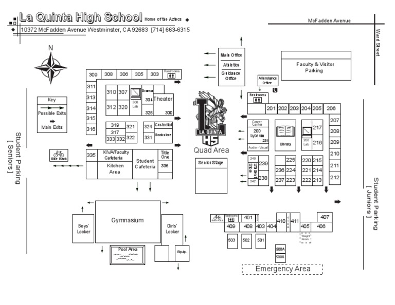 La Quinta High School Campus Map