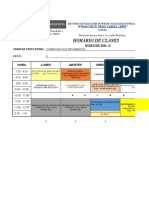 Horario Computación 2020 - Ii